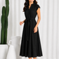 Kiara Lurex Cotton Dress | Black Bronze Lurex