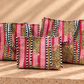 Handblock Tote Bag | Pink Tiger