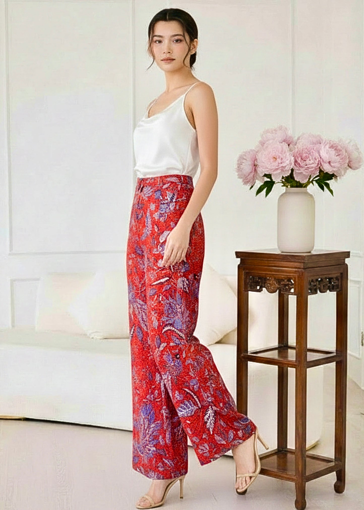 Asa Batik Pants | Batikfully Red
