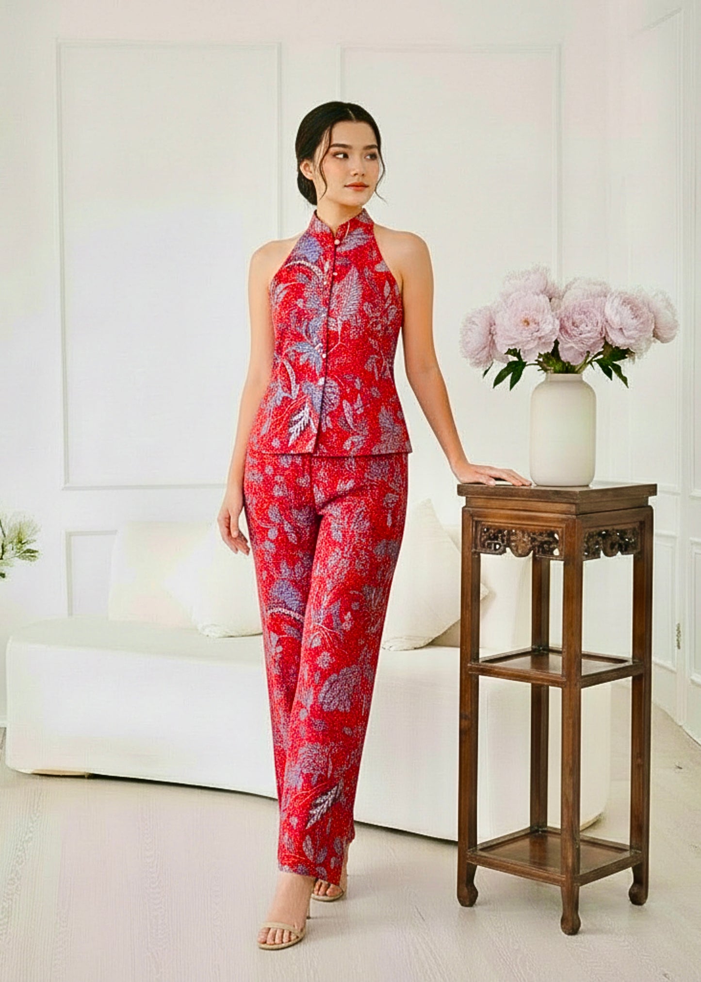 Asa Batik Pants | Batikfully Red