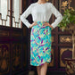 Naomi Wrap Skirt - Sea of Turquoise