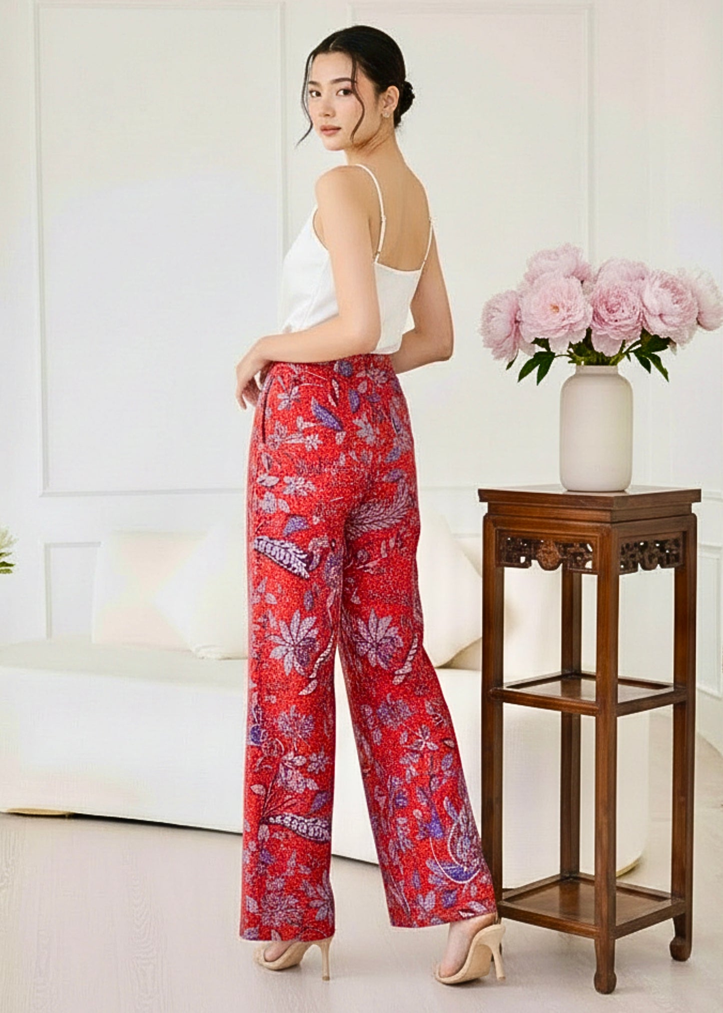 Asa Batik Pants | Batikfully Red