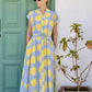 Kiara Cotton Dress | Blue Lemonade