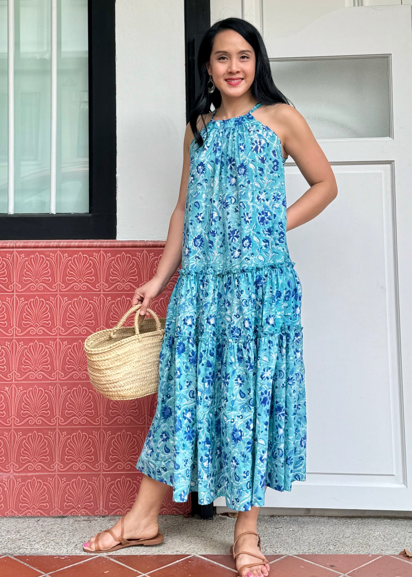 Sola Dress | Turquoise