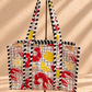 Handblock Tote Bag | Lobster