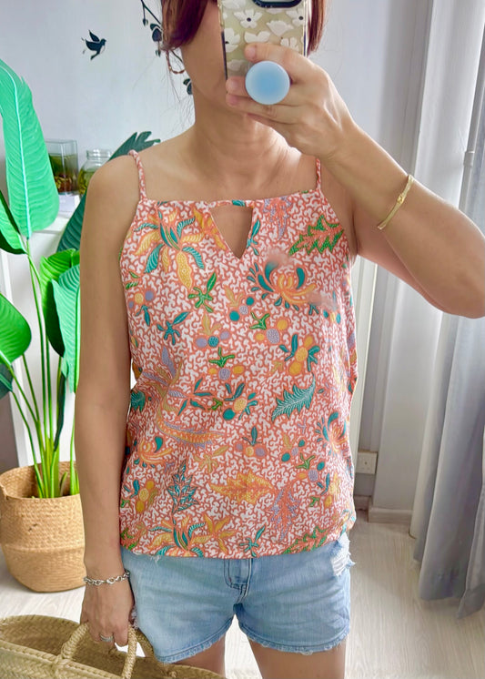 Brisa Batik Top | Orange Pop