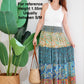 Silky Patchwork Skirt