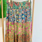 Silky Patchwork Skirt