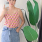 Bea Cotton Camisole - Garden Pink