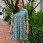 Pippa Short Shirt Dress | Peranakan Green