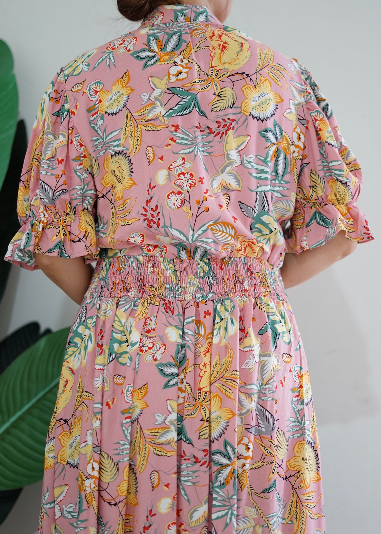Calla Dress | Coral Pink