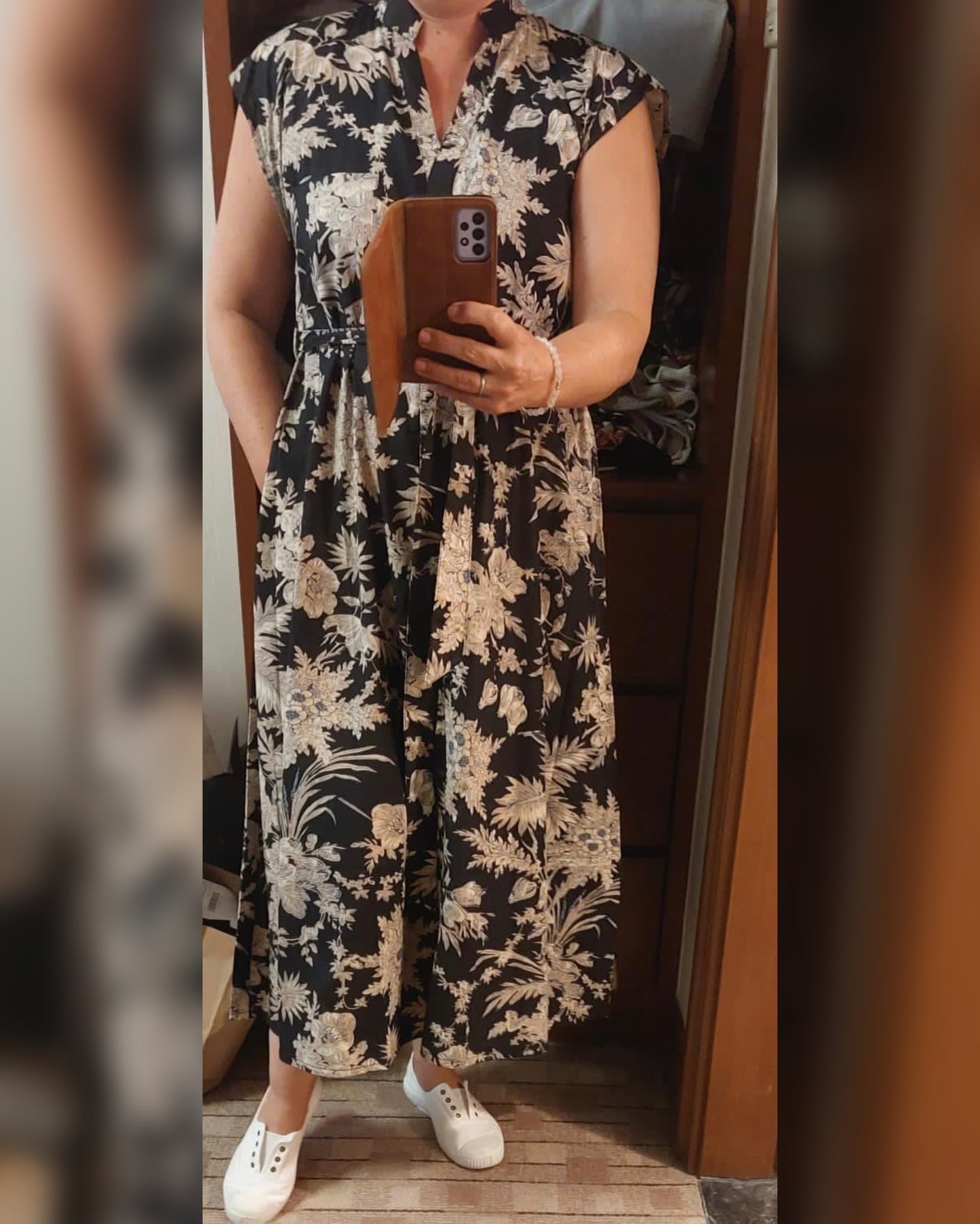 Kiara Cotton Dress | Midnight Black