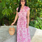 Kiara Cotton Dress - Pink Blossom