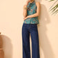 Eka Halter Batik Top | Vintage Turquoise