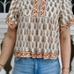 Hali Cotton Top | Boho Brown