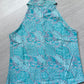 Eka Halter Batik Top | Turquoise