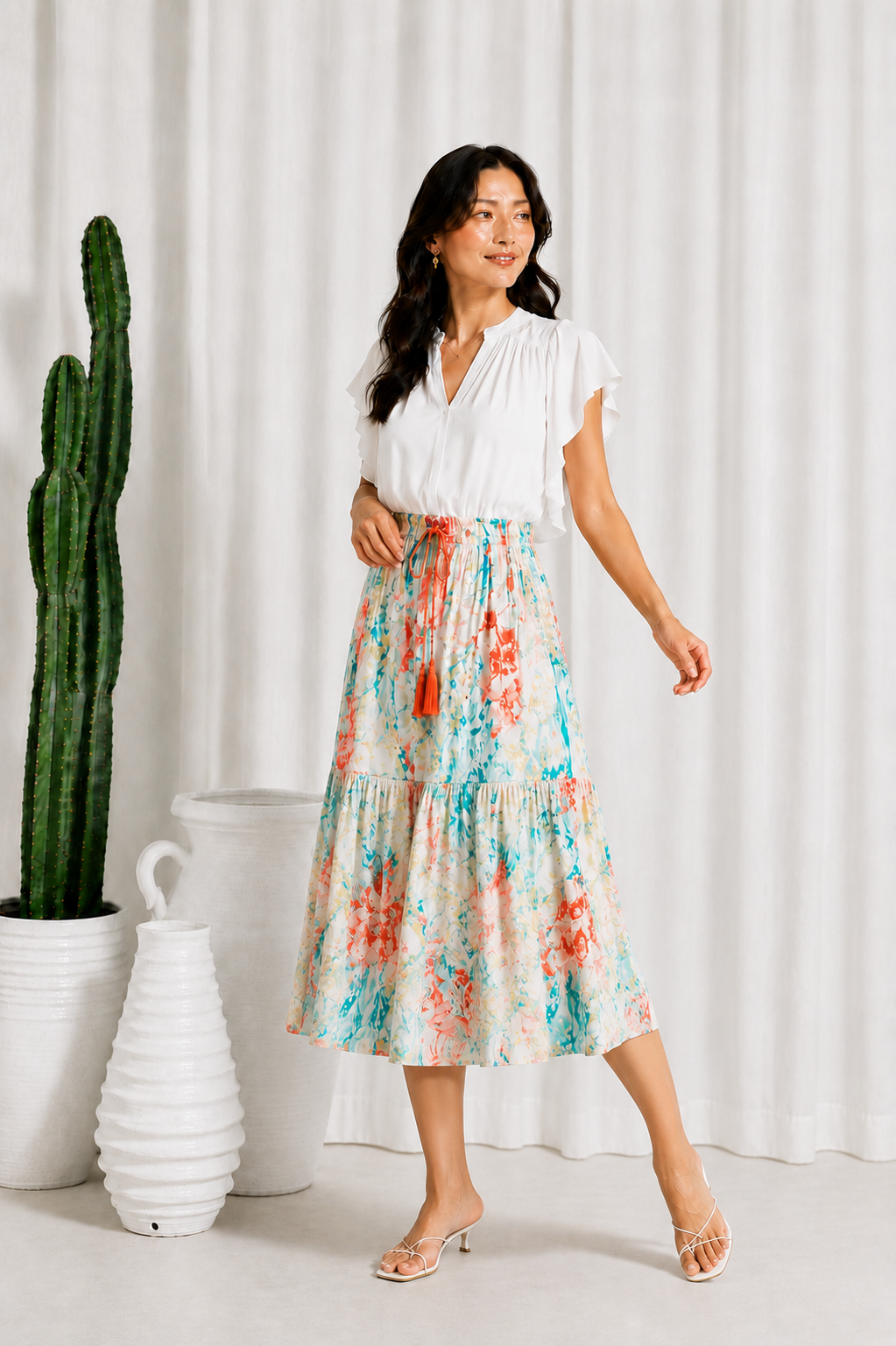 Sammie Skirt I Floral Pastel