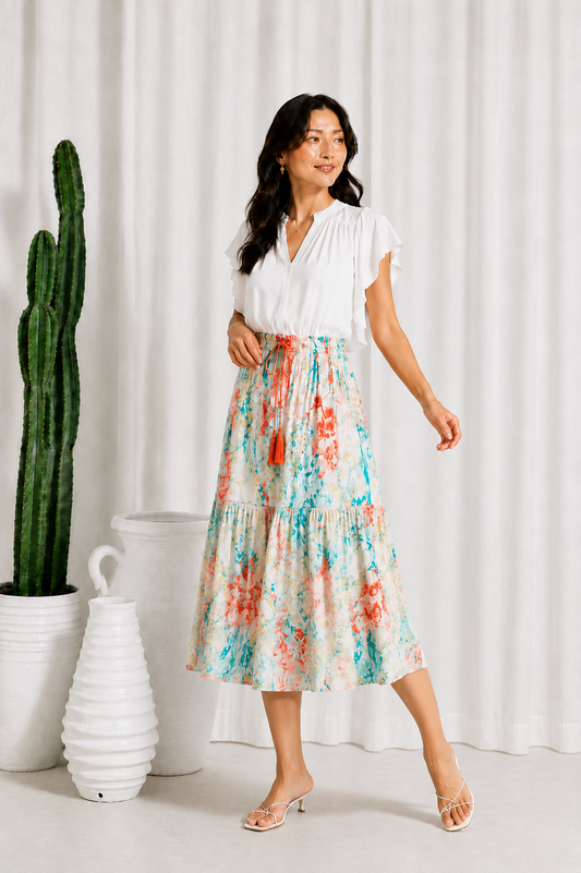 Sammie Skirt I Floral Pastel