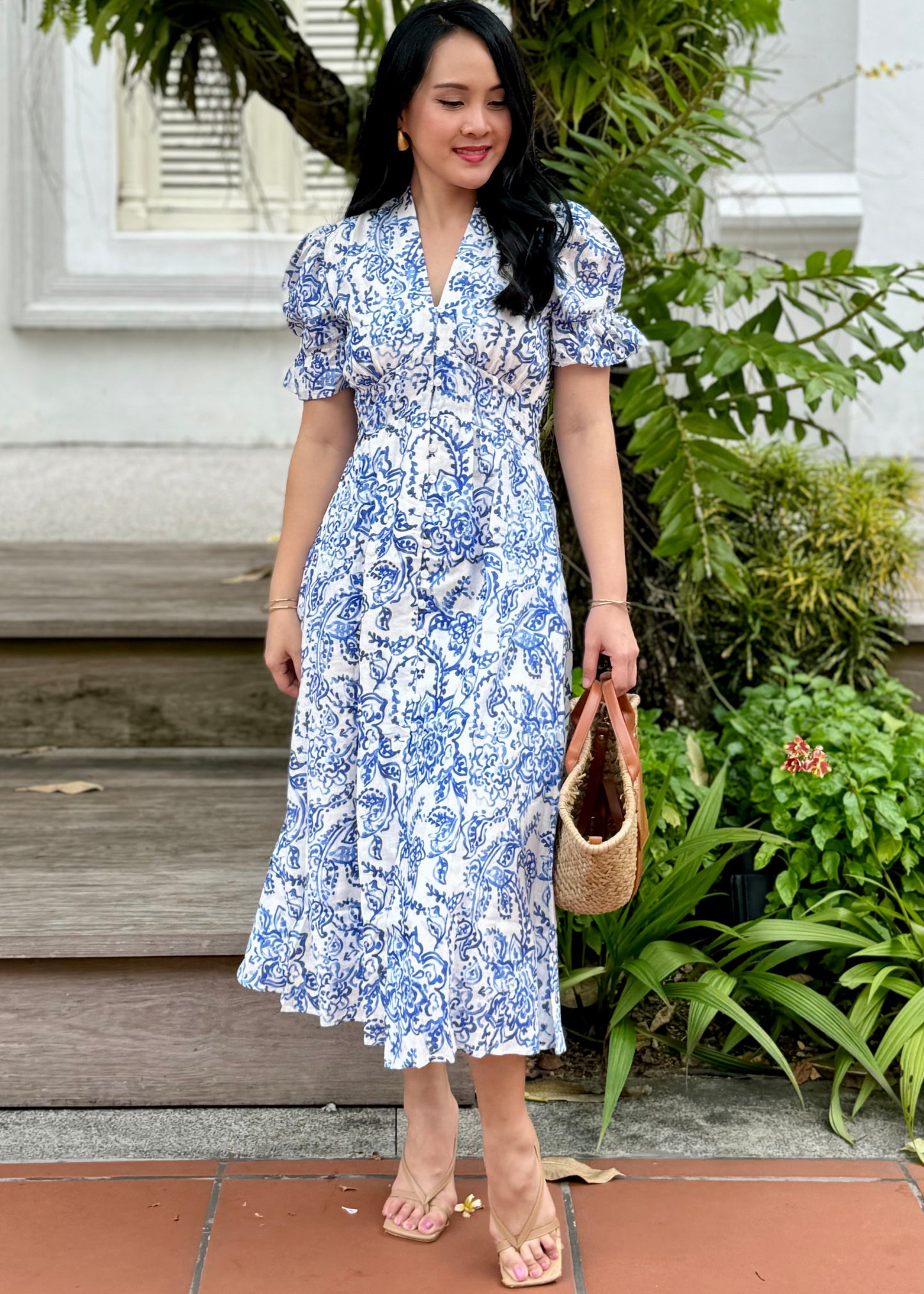 Calla Dress | China Blue