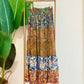 Silky Patchwork Skirt