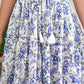 Zenus Handblock Skirt | Periwinkle