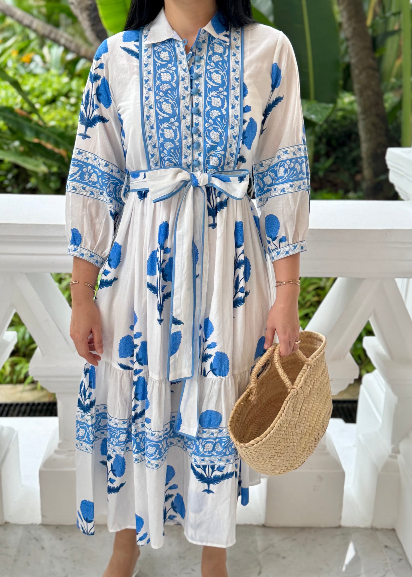 Jayla Maxi Dress - Soft Blue
