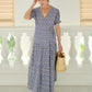 Della Wrap Dress - Dainty Blue