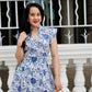 Sera Mini Dress - Floral Navy