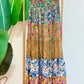 Silky Patchwork Skirt