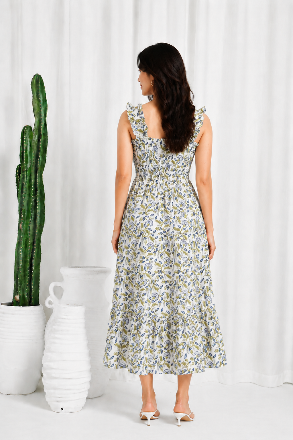 Elodie Dress - Wildflower Blue