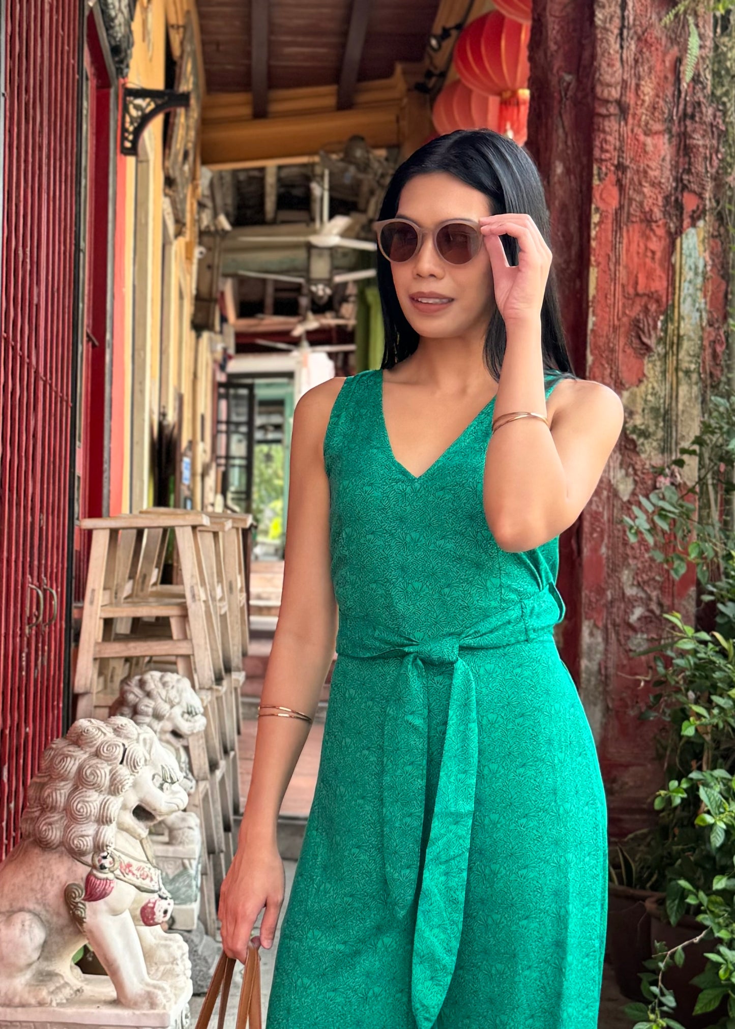 Kali Jumpsuit | Green Valley