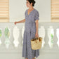 Della Wrap Dress - Dainty Blue