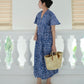Galia Flutter Sleeve Dress - Spring Blue