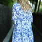 Sienna Bell Sleeve Dress -Hawaiian Blue