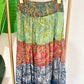 Silky Patchwork Skirt