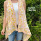 Cape Vest in Cotton Block Print - 5 Prints