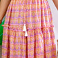 Zenus Handblock Skirt | Popsicle Pink