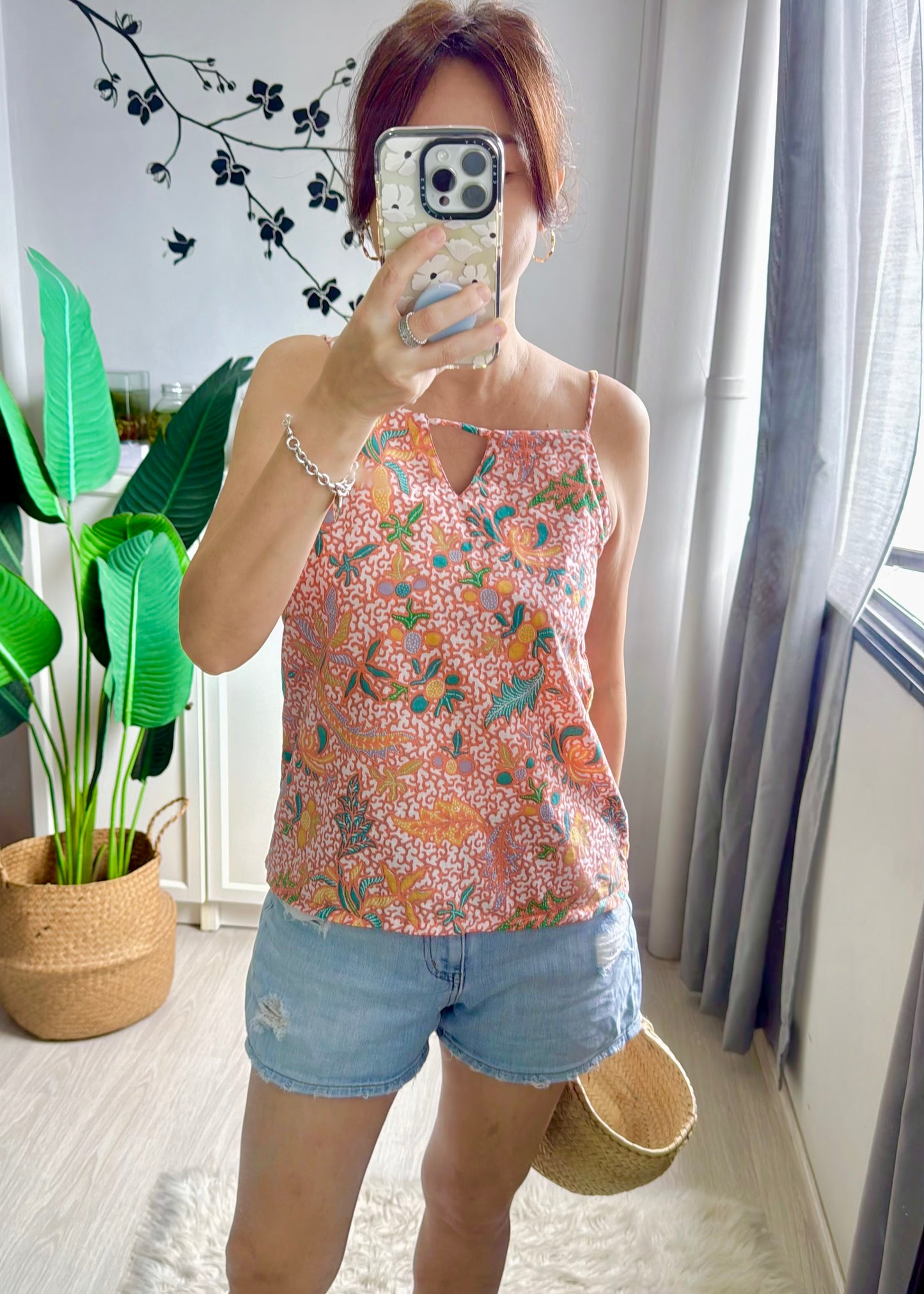 Brisa Batik Top | Orange Pop