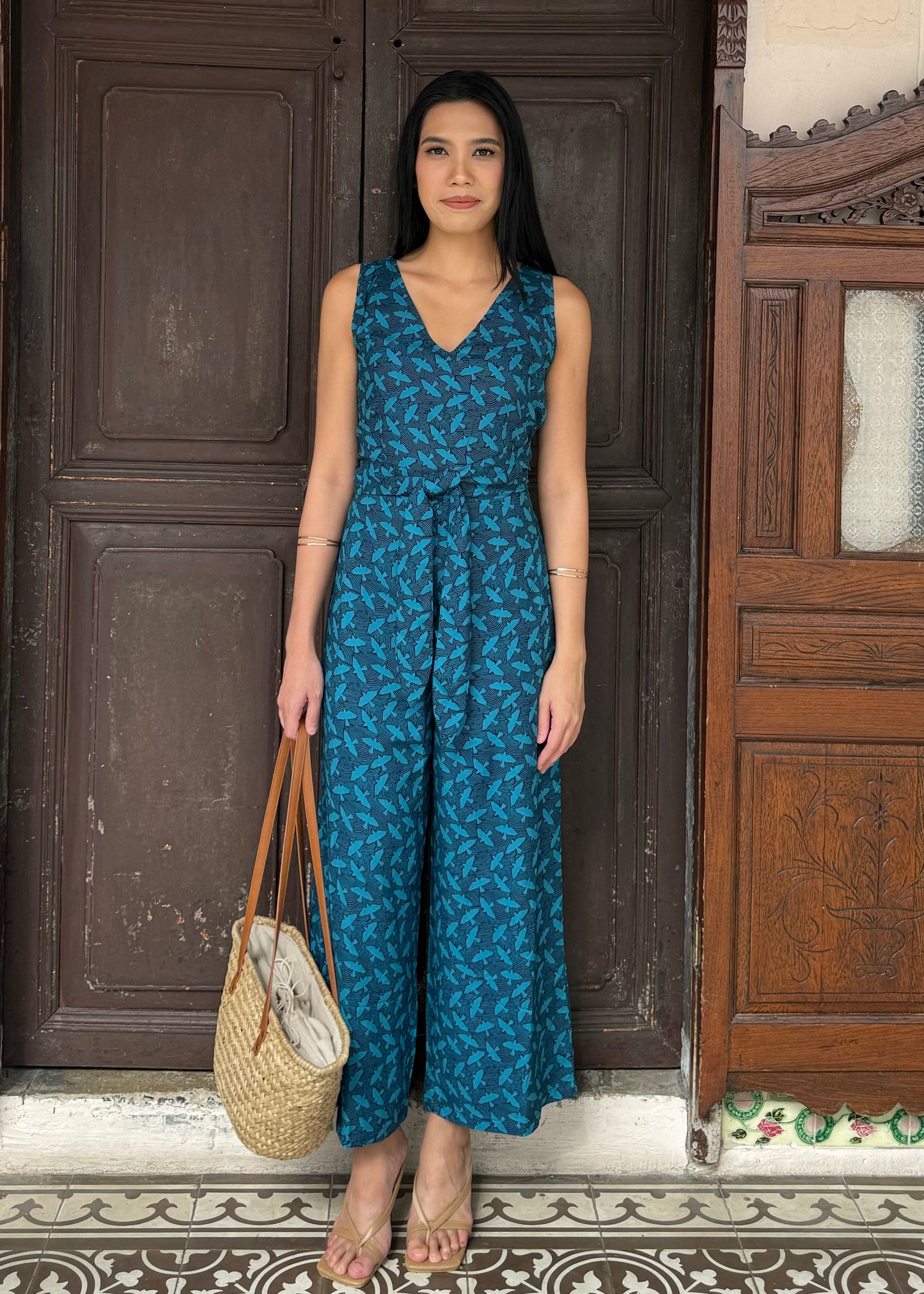 Kali Jumpsuit | Blue Flock