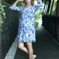 Sienna Bell Sleeve Dress -Hawaiian Blue