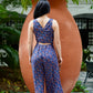 Kali Jumpsuit | Navy Meadows