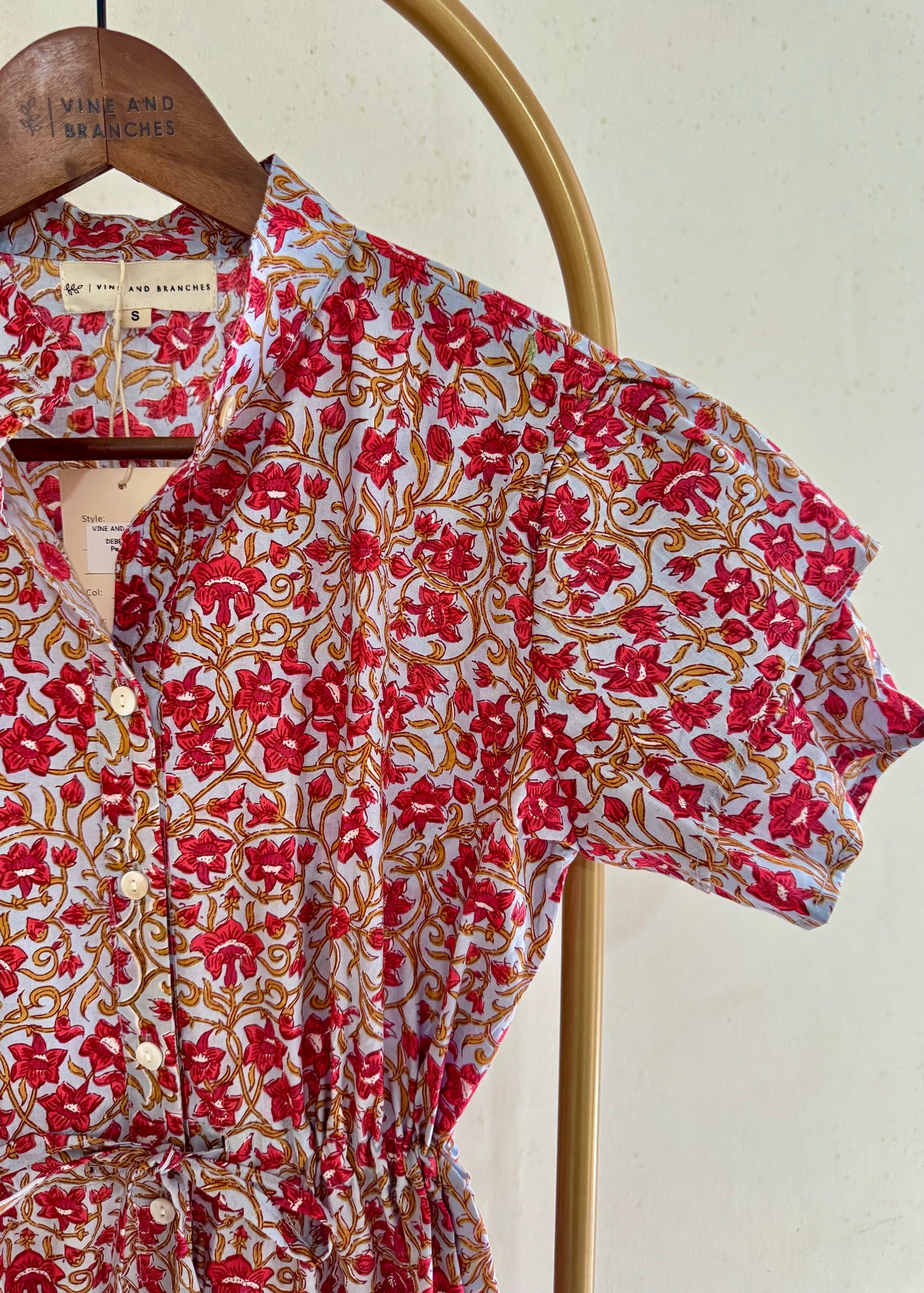 Debra Maxi Dress - Peony Red