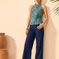 Eka Halter Batik Top | Vintage Turquoise