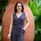 Mia Jumpsuit | Black Speckle