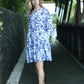 Sienna Bell Sleeve Dress -Hawaiian Blue