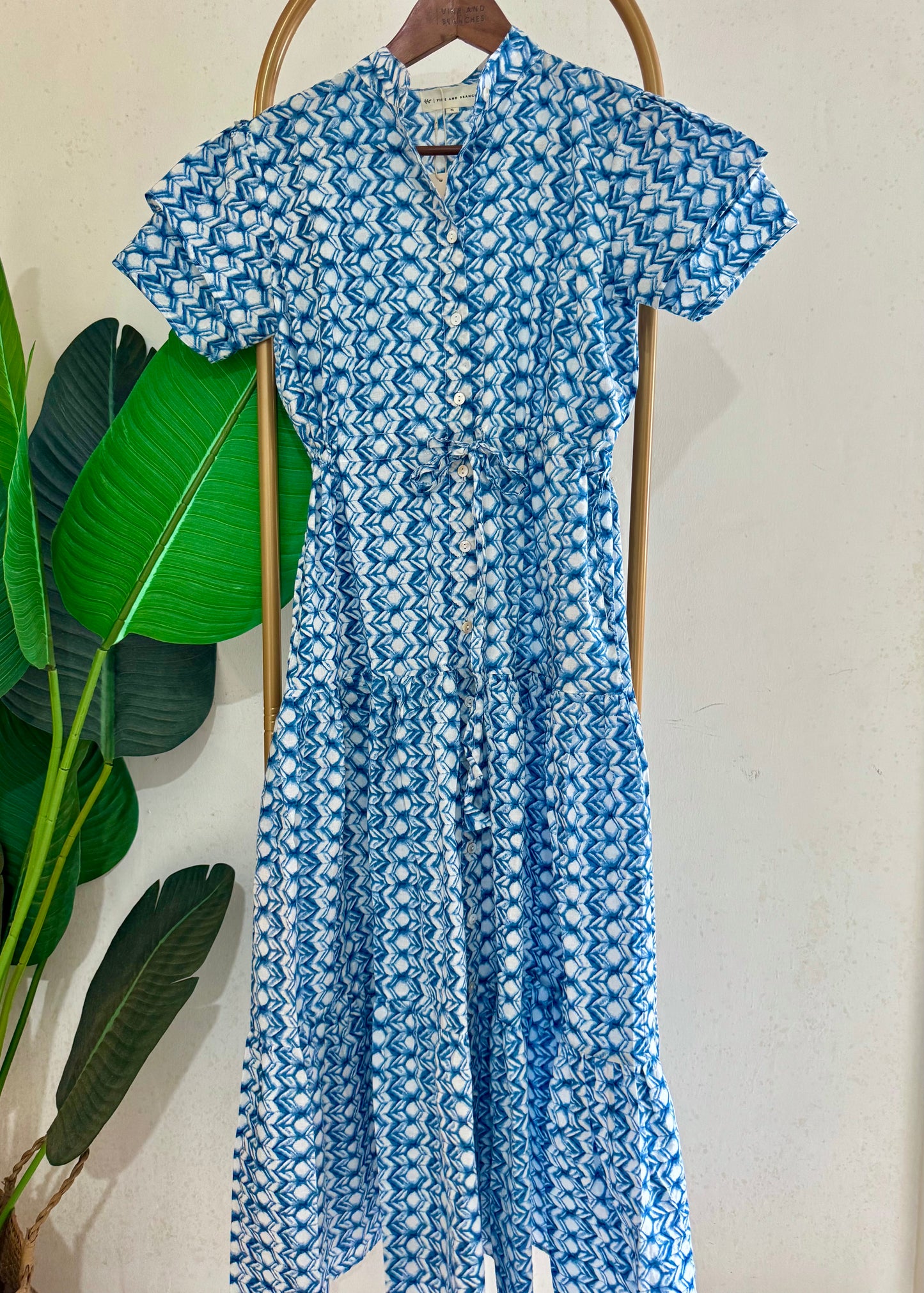 Debra Maxi Dress - Misty Blue