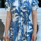 Debra Maxi Dress - Blue Palm