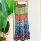 Silky Patchwork Skirt