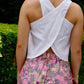 Suzie Batik A-line Skirt - Peony Whisper