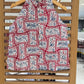 Eka Halter Batik Top |  China Red